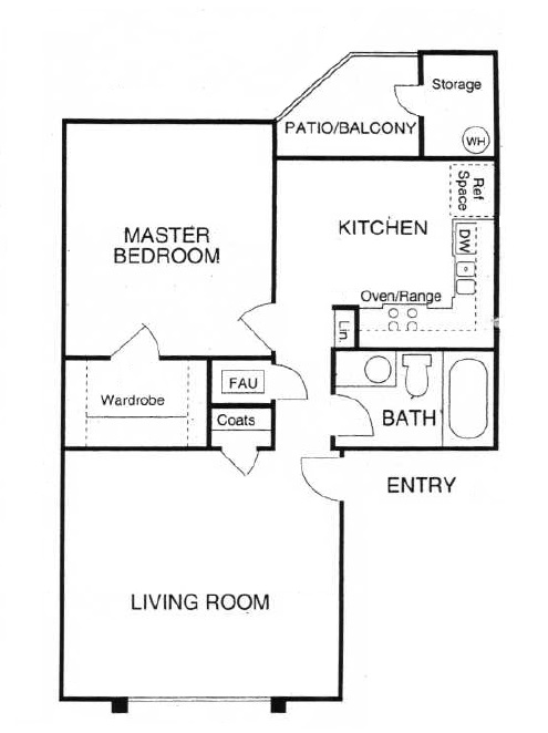 1 bedroom apartment Summit Place Apartments Moreno Valley, California